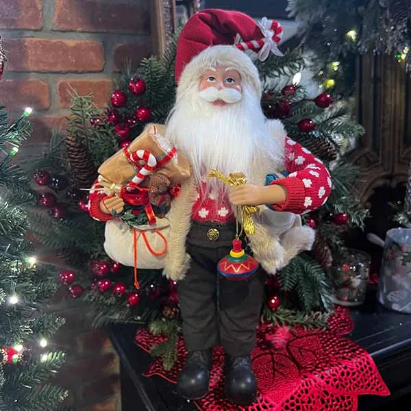 Santa Figure with Toys