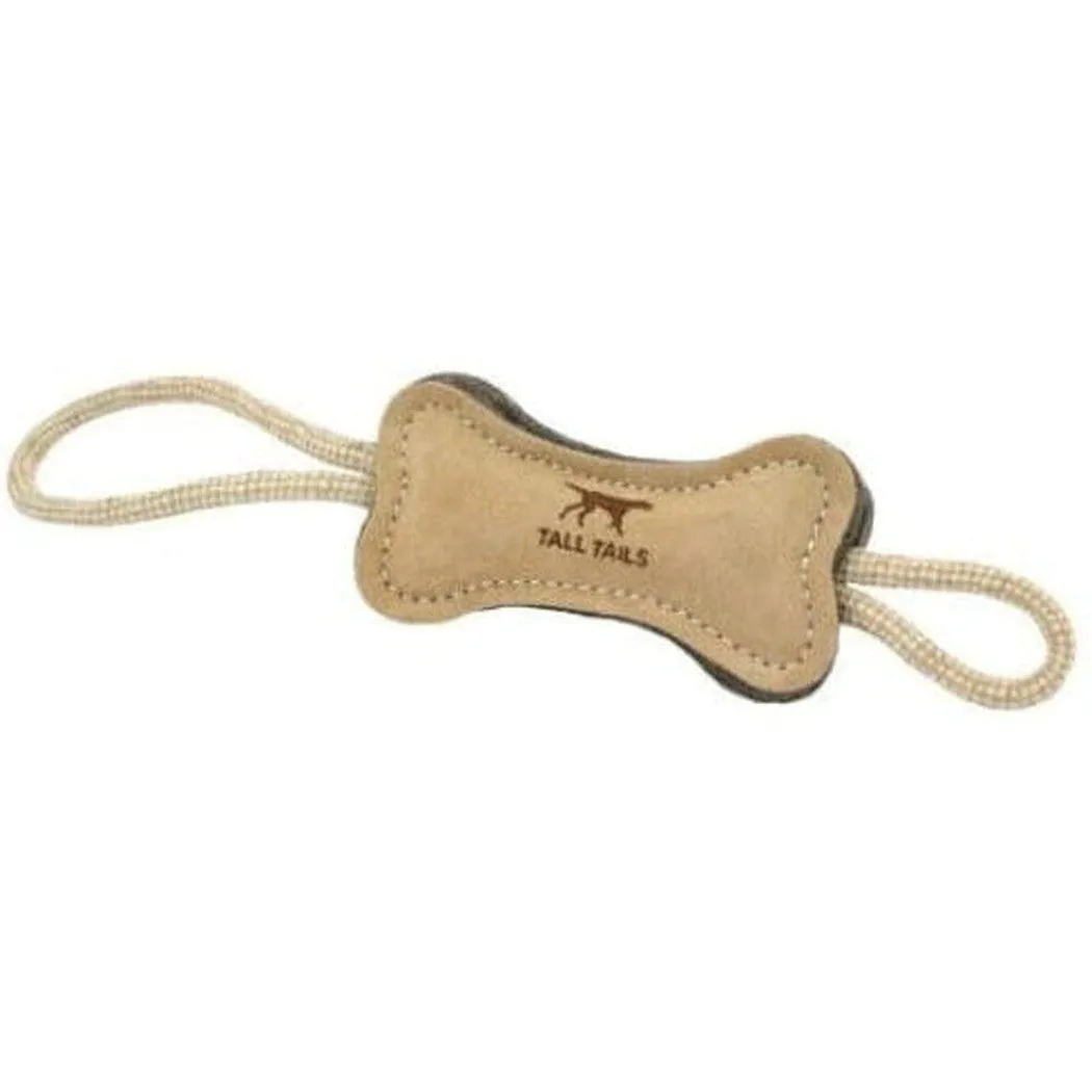 Tall Tails Natural Wool Bone Tug Toy - 16 Inch