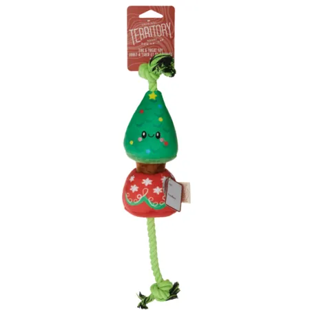 Territory Tree Tug & Treat Rope Holiday Dog Toy