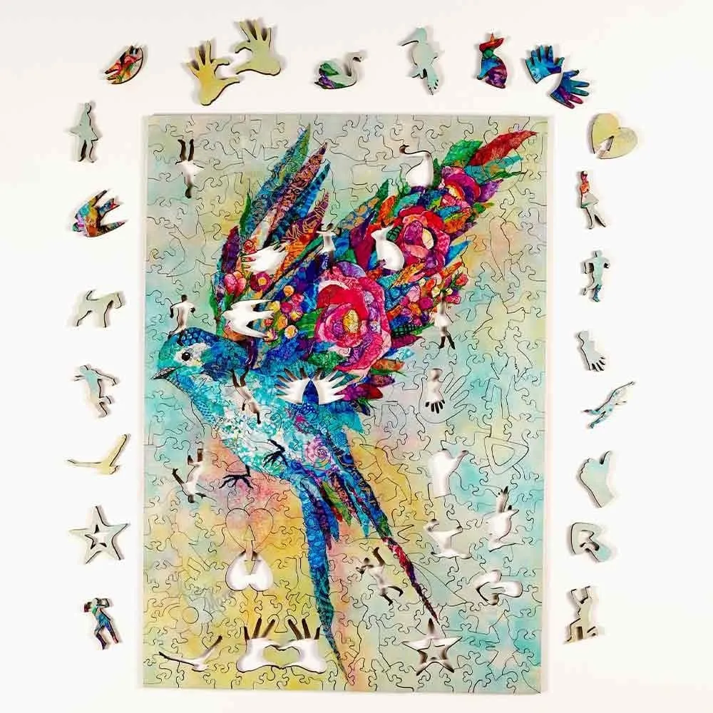 Twigg Jigsaw Puzzles Botanical Swallow - Lisa Morales - 315 Piece