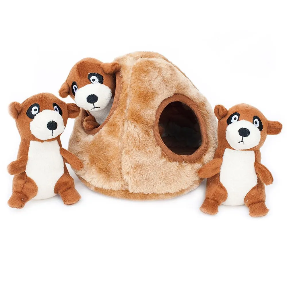 ZippyPaws Burrow Meerkat Den Dog Toy